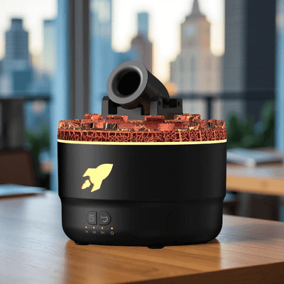 Humidificateur volcanique lumineux Lunavolk