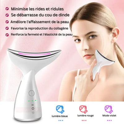 Anti Rides: Appareil de Massage  Visage et Cou Les Visionnaires