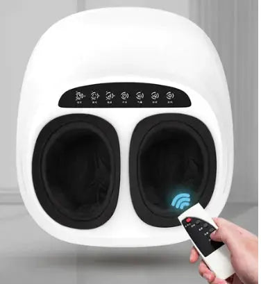 Masseur électrique pour pieds avec chaleur apaisante, idéal après une journée debout.