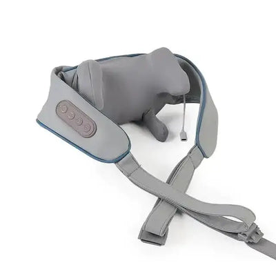 Appareil de massage chauffant pour le cou et les épaules, idéal pour soulager les tensions musculaires.