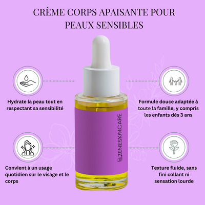 Crème Corps Apaisante pour Peaux Sensibles