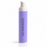Calme — Crème hydratante sans parfum pour peaux sensibles en flacon violet de ZENESKINCARE