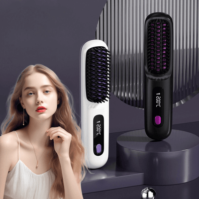 Brosse ™ - lissante sans fil ™ - Liberté capillaire instantanée !