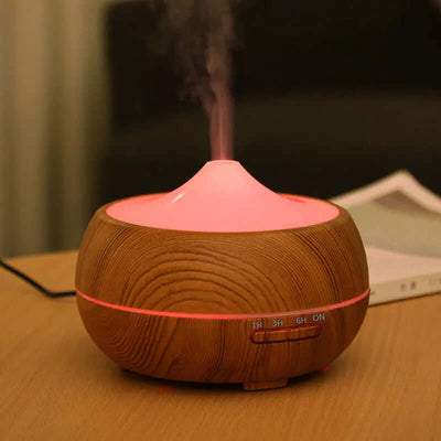 Diffuser 300ml Wood Grain Aroma Diffuser Zeneskincare
