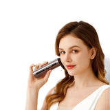 Appareil de massage facial rechargeable avec batterie de 1800mAh pour une utilisation longue durée.
