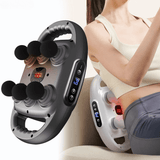 Pistolet de massage fascia portable avec six têtes pour une relaxation complète