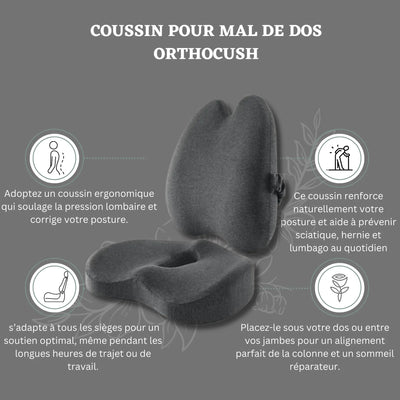 coussin pour mal de dos OrthoCush Zeneskincare