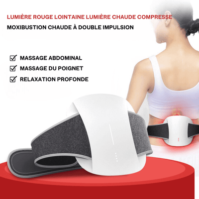 Massageur thermique pour la taille et l’abdomen, idéal pour la détente.