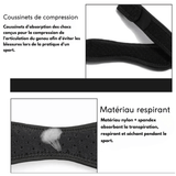 Protection du genou avec soutien ciblé pour le tendon rotulien.