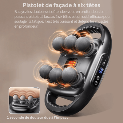 Pistolet de massage fascia pratique pour détendre les muscles endoloris