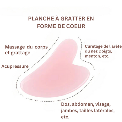 Outil de massage facial haut de gamme pour un soin de la peau à domicile, favorisant l'absorption des produits