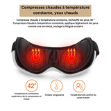 Appareil de massage pour les yeux avec fonction de vibration pour stimuler et détendre la zone oculaire